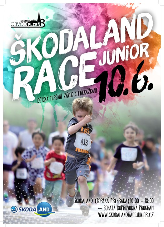 Akce v Plzni pro děti - Škodaland Race Junior 2018